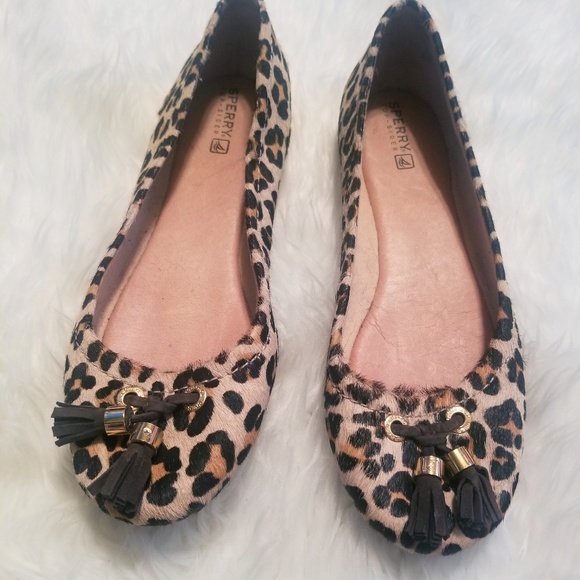 Sperry Shoes - {Sperry} Leopard Print Tassel Flats